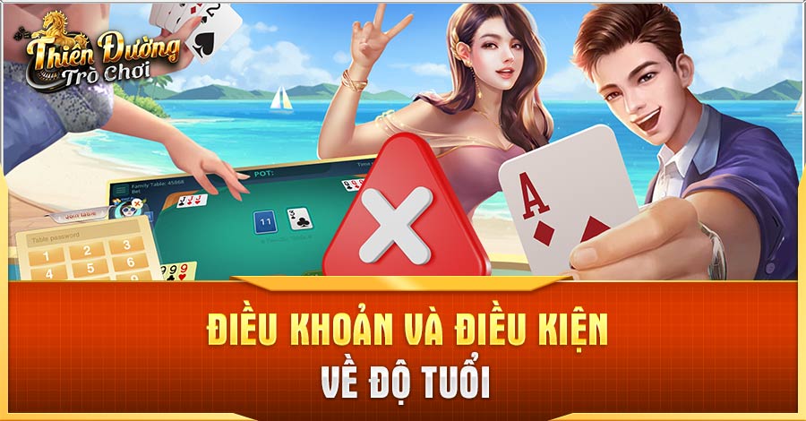 Điều Khoản Và Điều Kiện Cần Thiết Khi Tham Gia Game TDTC 1 Điều khoản và điều kiện về độ tuổi