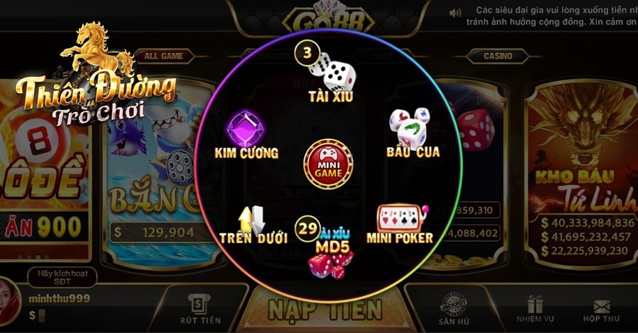 GO88 - Thiên Đường Cho Người Mê Game Bài Online Ăn Tiền Thật 2 Giao diện của sân chơi này luôn khoa học, đẹp mắt
