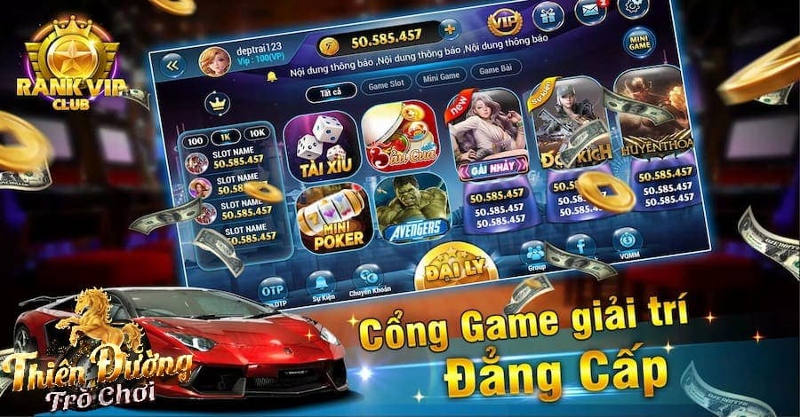 Truy Cập Rankvip Chơi Liền Tay, Nhận Ngay Quà Khủng 1 RankVip là tràn cược uy tín để lựa chọn