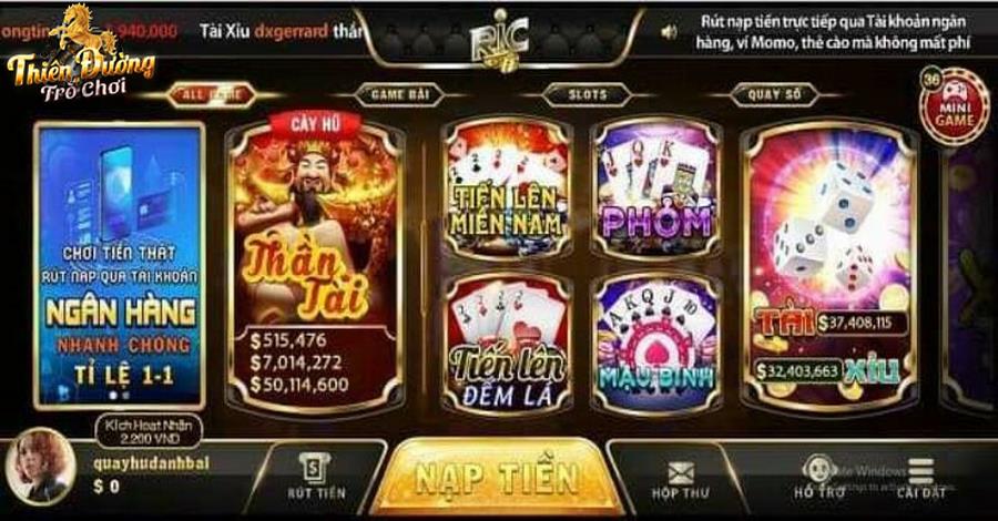 RICWIN - Cổng Game Uy tín Và Chất Lượng Với Mọi Dịch Vụ 1 RICWIN luôn được đánh giá cao về sự uy tín