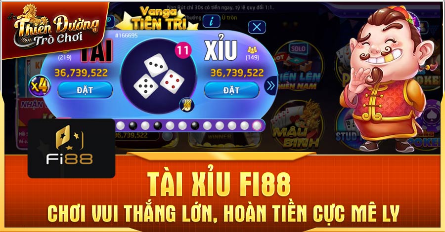 Tài xỉu Fi88 - Chơi vui thắng lớn, hoàn tiền mê ly 1 Cách chơi game Tài xỉu Fi88