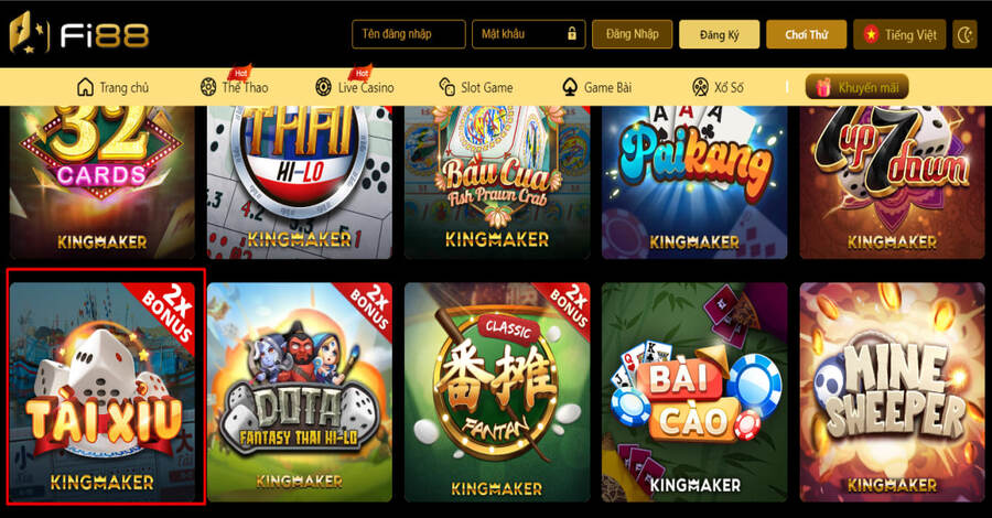 Tài xỉu Fi88 - Chơi vui thắng lớn, hoàn tiền mê ly 3 Cách chơi game Tài xỉu tại Fi88